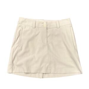 Nike Golf Women's Dri FIT Golf Skort Beige Size 6